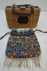 beaded pouch