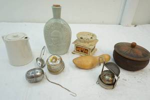 vintage Glass House bottle