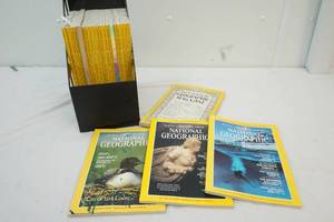 National Geographic magazines