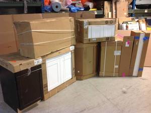 Mix lot of assorted Cabinets (various sizes and colors) review all pictures