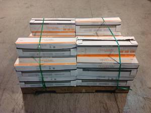 Florida Tile Home Collection Wind River Grey 6 in. x 24 in. Porcelain Floor and Wall Tile (14 sq. ft.case) (32 boxes) good condition review pictures