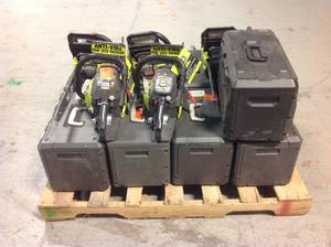 Assorted Pallet of Ryobi Chainsaws (various models and conditions) review all pictures