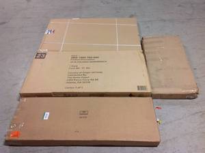 Assorted lot of Garage items such as racks, workbench, various models and conditions see pictures