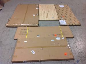 Assorted Lot of Wood TopsButcher Block various sizes models and conditions customer returns see pictures