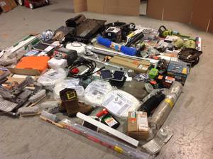 Lot of assorted misc items, hardware, hosewares and more various conditions customer returns review pictures