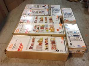Mix Lot of assorted HDX Storage Racks (good condition) review all pictures