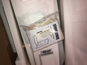 Household Essentials White Prefinished in-Wall Ironing Board