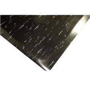 lot 1 image: Marbleized Tile Top Anti-Fatigue Black 2 ft. x 7 ft. x 78 in. Commercial Mat