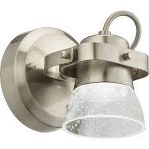 lot 28 image: LTFSGLS 5 in. 1-Light Brushed Nickel White Integrated LED Track Lighting Kit