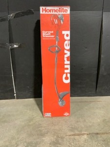 lot 17 image: Homelite 2-Cycle 26 CC Curved Shaft Gas Trimmer. See Pictures