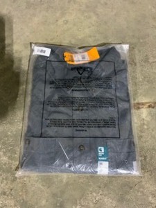 lot 24 image: Carhartt Mens 3X-Large Tall Gravel CottonSpandex Rugged Flex Rigby Short Sleeve Work Shirt. See Pictures