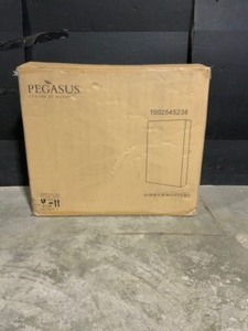 lot 28 image: Pegasus 24 in. W x 30 in. H x 5-12 D Framed Recessed or Surface-Mount Bathroom Medicine Cabinet in Oil Rubbed Bronze. See Pictures