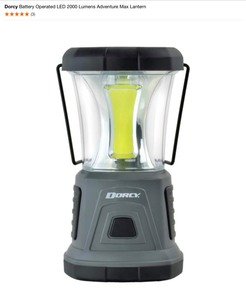 lot 31 image: Dorcy Battery Operated LED 2000 Lumens Adventure Max Lantern, Coast Inspection Beam & Maxwell LED Flashlights. See Pictures