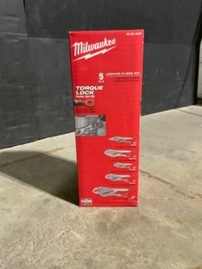 lot 36 image: Milwaukee Torque Lock Locking Pliers Kit (5-Piece). See Pictures