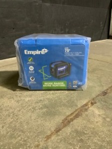 lot 42 image: Empire 75 ft. Green Self-Leveling Cross Line Laser Level. See Pictures
