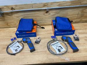 lot 18 image: SUPCO Lot of 2- WS100 Wiscope Borescope 8.5mm Hi-Def Inspection Camera Endoscope