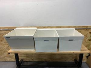 lot 43 image: MUSTEE Lot of 3 Utility Sinks