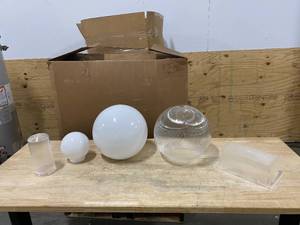 lot 90 image: HUGE Lot of Shade Globes