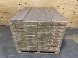 lot 125 image: LM FLOORING Lot of 40 Boxes of- Weston Hardwood Flooring in Windy City (1,063 Sq. Ft.)