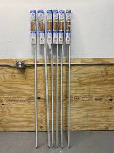 lot 142 image: SLIDE-CO Lot of 6- Bi-Folding Door Track and Hardware Kits (72 inch)