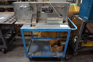 lot 21 image: Hercules Rolling Cart with Slot Hole and Small Part Former