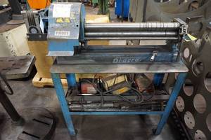 lot 43 image: Di-Acro 24 Power Sheet Metal Roller with Stand and Foot Pedal