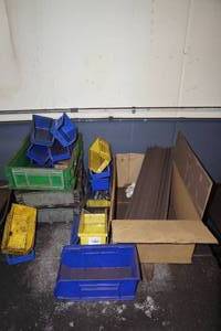 lot 53 image: Assorted Plastic Bins and Organizers