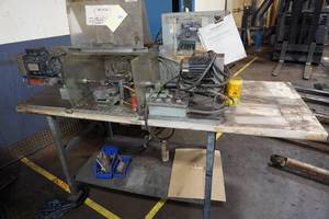 lot 41 image: Custom Built Drilling Machine on a Table
