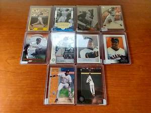 10 Barry Bonds Cards - Including Rookie