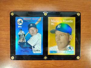 2 Mickey Mantle Chrome Refractor Cards