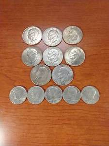 Eisenhower Dollar & Kennedy Half Dollar Lot