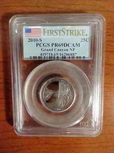 2010-S First Strike PR69 National Parks Quarter - Grand Canyon