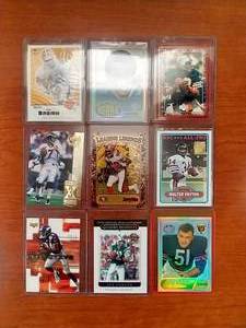9 NFL Legends Insert Cards