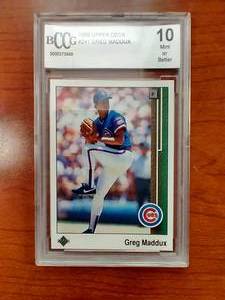 1989 Upper Deck Greg Maddux Card - Mint 10