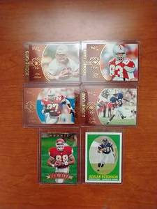 6 NFL Rookie Cards - Peterson, Gonzalez, Etc