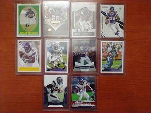 10 Adrian Peterson Cards - Including Rookie