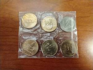 6 $1 Coins - Sacajawea, Presidents & Susan B Anthony