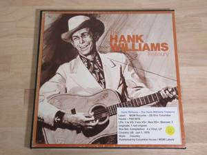 lot 12 image: Hank Williams - The Hank Williams Treasury - 4 vinyl box set - 1976