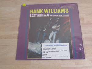 lot 14 image: Hank Williams - Lost Highway and Other Folk Ballads - 1964