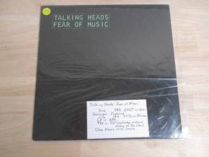 lot 38 image: Talking Heads - Fear of Music - 1979