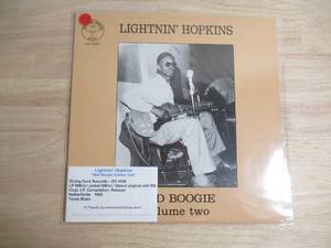 lot 147 image: Lightnin Hopkins - Bad Boogie Volume Two - 1985