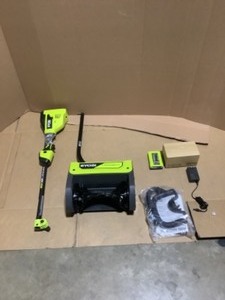 RYOBI 40-Volt Brushless 12 in. Cordless Electric Snow Shovel with 4.0 Ah Battery and Charger. See Pictures