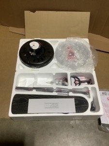 River of Goods Gracie Grand 52 in. Silver with Clear Crystal LED Ceiling Fan With Light. See Pictures