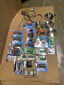 Assorted Brands of Tub & Shower Spouts, Trim Kits & Other BathtubBathroom Goods. See Pictures