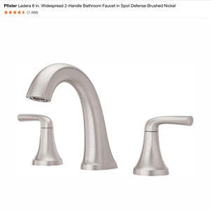 Pfister Ladera 8 in. Widespread 2-Handle, Pfister Single-Control Pressure Balance TubShower Valve & 18 in. Towel Bar. See Pictures