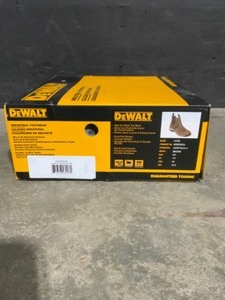 DEWALT Mens Level 6 in. Work Boots - Steel Toe - Brown (8.5)M. See Pictures