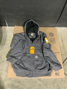 Carhartt Mens Loose Fit X Large Gravel Cotton Full Swing Armstrong Active Jacket. See Pictures