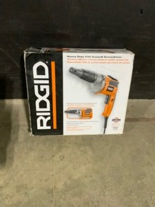 RIDGID 6.5 Amp Corded 14 in. Heavy-Duty VSR Drywall Screwdriver. See Pictures
