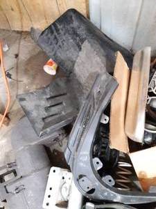 Large Collection of Unknown Snowmobile and Marine Parts Plastics Guards Prop Engine