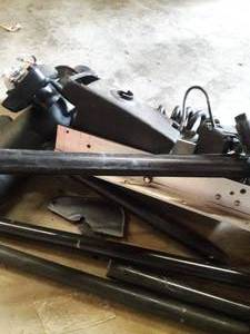 Assortment of numerous trolling motor pieces in unknown condition